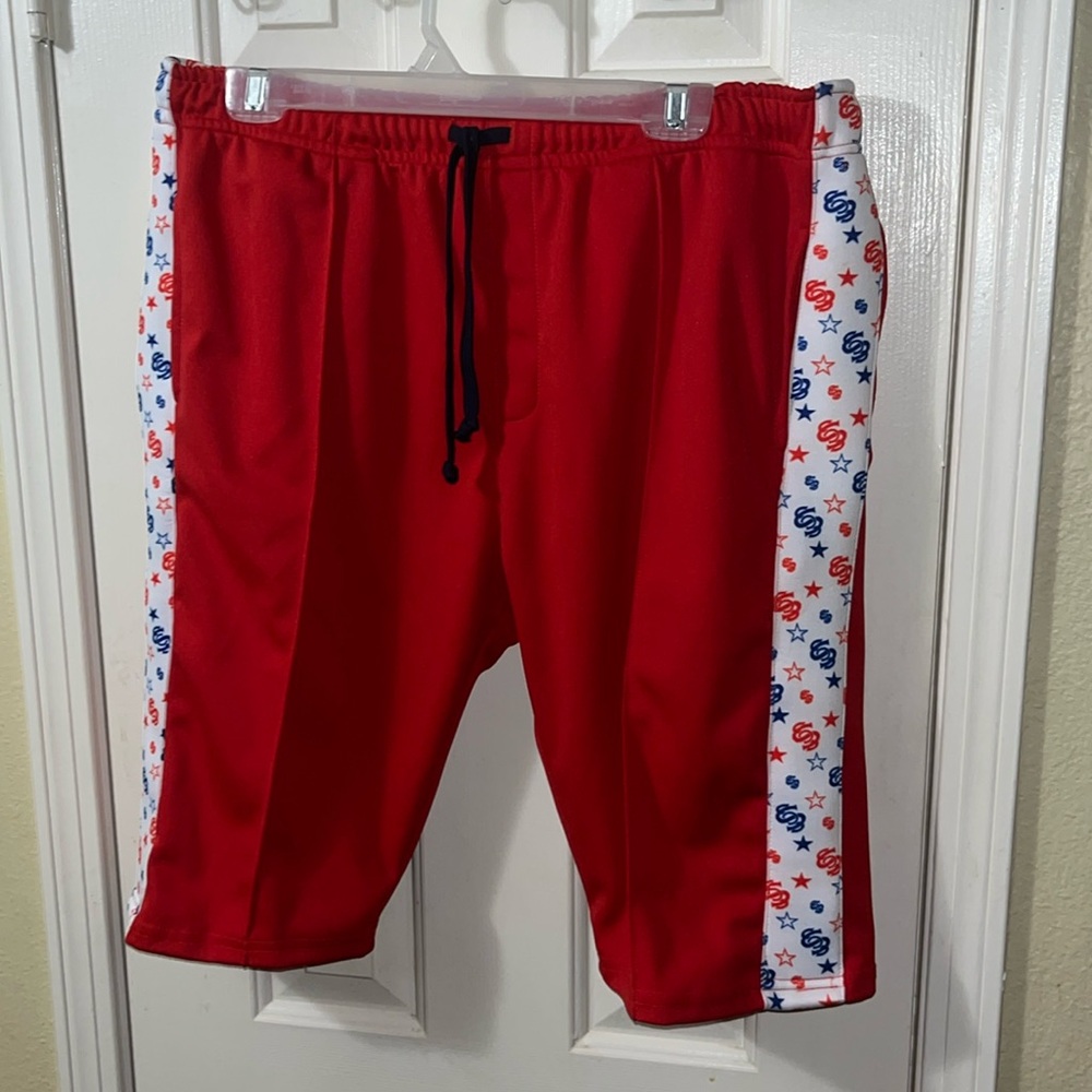 Red Star Status Club Shorts 16 width x 22.5 length
